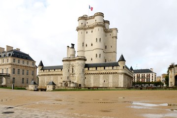 Château de Vincennes, paris, france, castle, tower, stone, medieval, architecture, building, old, historic, monument, fortress, wall