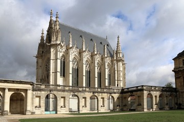 Fototapeta na wymiar Château de Vincennes, paris, france, cathedral, architecture, church, building, religion, old, gothic, touri