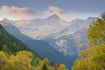 autumn in the mountains