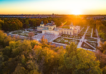 Fototapeta Warszawa - Pałac w Wilanowie obraz
