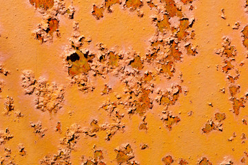 Close-up rusty metal texture