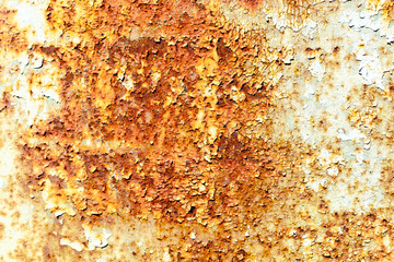 Close-up rusty metal texture