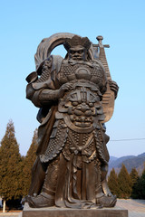 Fototapeta na wymiar Ancient Chinese Temple sculpture
