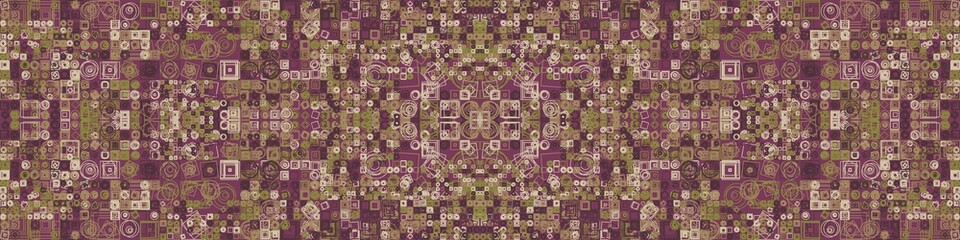 Fototapeta premium Abstract Symbols Random Distributed Pattern Computational Generative Art background illustration