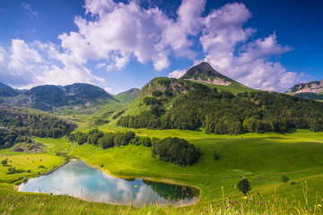 Landscape with lake