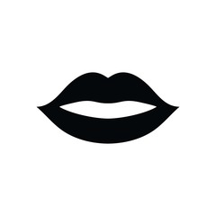 lips icon vector design
