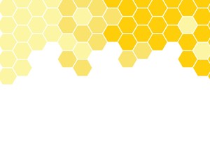 Stoffe zum Nähen yellow honeycomb background. honeycomb pattern. Hexagon abstract background vector design.