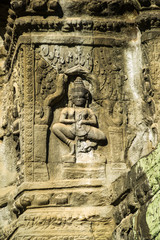 Fototapeta premium The ancient temple of Ta Prohm , Angkor , Cambodia