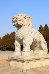 Chinese ancient kylin sculptures