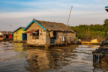 Floating village, Cambodia, Tonle Sap, Koh Rong island.