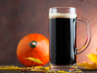 Stout craft pumpkin beer mug
