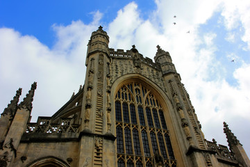 Urban building scenery, Bath, UK.