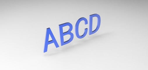 3D font 