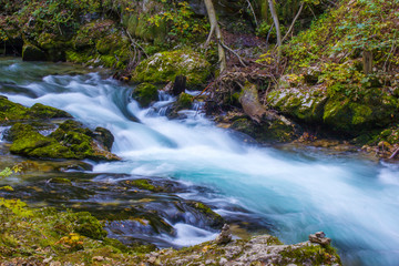 Fototapeta na wymiar Vintgar gorge, Slovenia