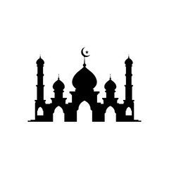 Fototapeta na wymiar mosque vector icons. Emblem, Concept Design, Creative Symbol, Icon