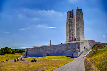 Vimy Ridge Canadian War Memorial just north of Arras France. 