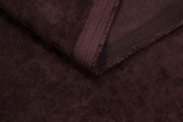 Velour fabric purple background texture