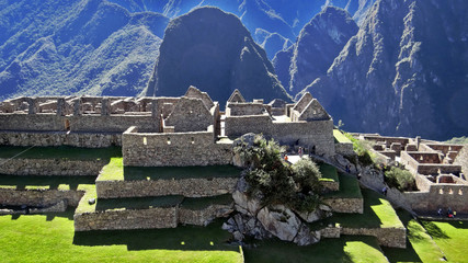 Le Machu Picchu, citadelle inca dans les montagnes des Andes, au Pérou