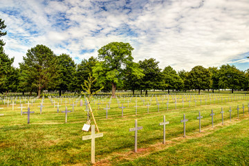 Fototapeta na wymiar Neuville-St Vaast German war cemetery