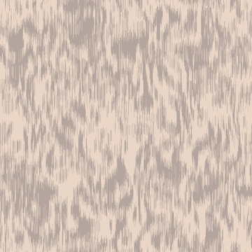 Furry soft blurry ikat animal print seamless repeat vector pattern swatch