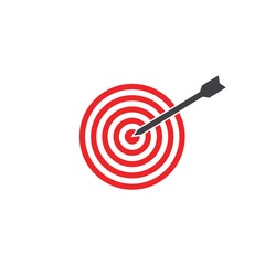 Target icon vector illustration design . Bow, center focus target