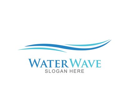 Water wave Logo Template. Water Design Elements. Can be used as icon, symbol or logo design.