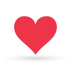 Heart Icon Vector. Valentine heart Icon Drawing.