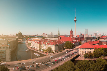 Fototapeta premium Panorama Berlina latem