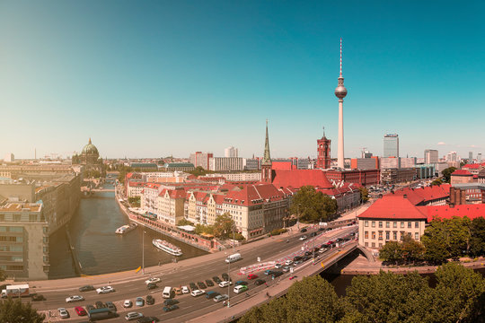 Berlin Panorama im Sommer