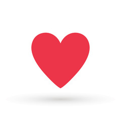 Heart Icon Vector. Valentine heart Icon Drawing.