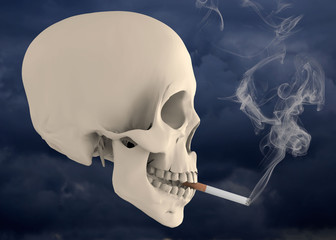 The smoking kills - 3D Concept