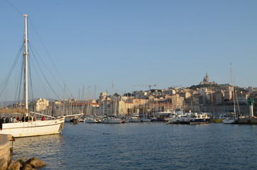 Fototapeta na wymiar Vieux-port Marseille