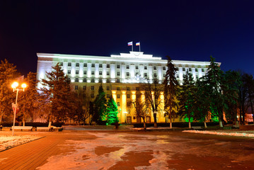 Russia. Rostov-on-Don. Councils square. The government building of the Rostov region.