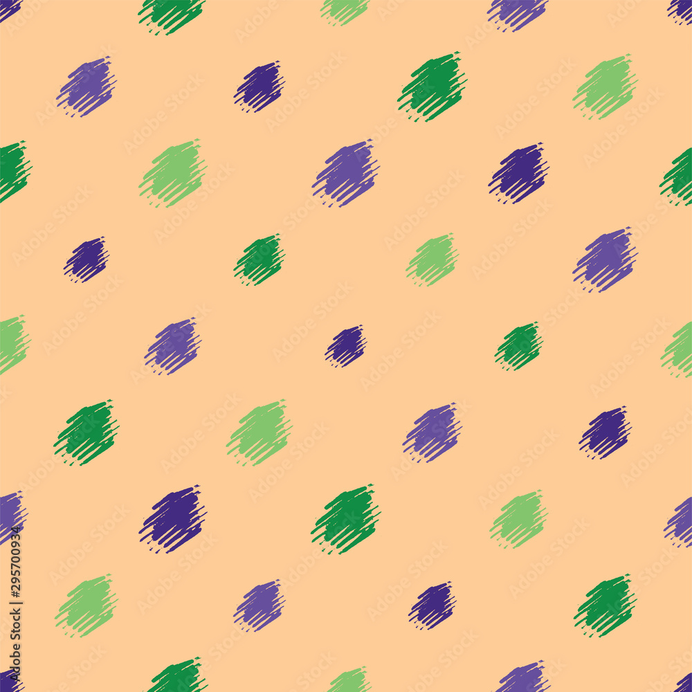 Poster textile colorful fabric in retro style on light background. vector elegant template. vector geometri