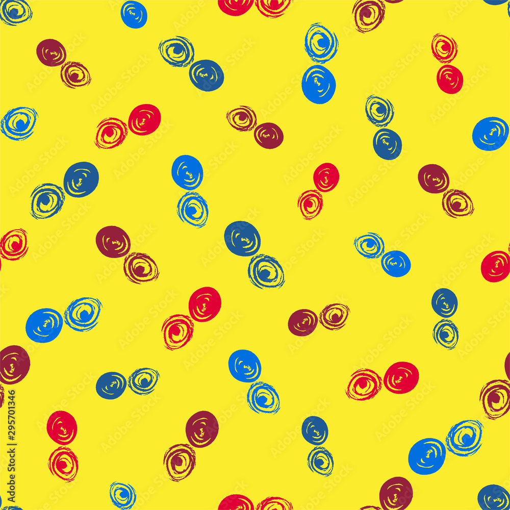 Poster textile colorful fabric in retro style on light background. vector elegant template. vector geometri