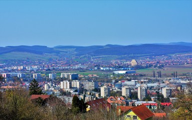 Targu Mures municipality, Mures County- Romania 03.Mar.2019 It is located in the Transylvanian Plateau.