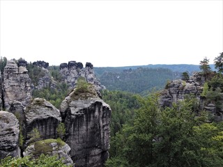 Sächsische Schweiz Bergpanorama