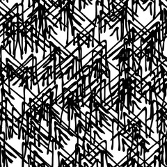 Grunge background black and white vector abstract seamless