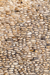 Detail of a path made of pebbles