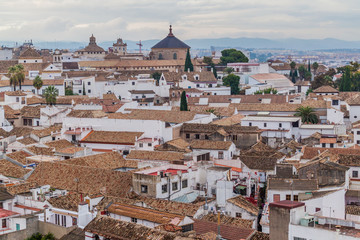 Fototapeta na wymiar Aerial view of Cordoba, Spain
