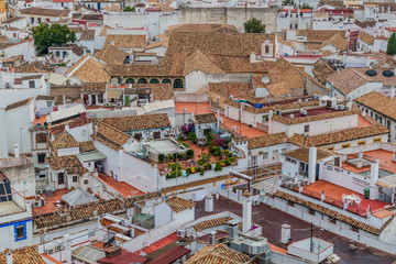 Aerial view of Cordoba, Spain
