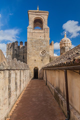 Fototapeta na wymiar Buildings of Alcazar de los Reyes Cristianos in Cordoba, Spain