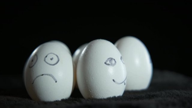 Funny eggs.