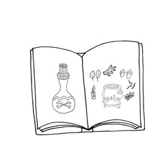 Halloween coloring page, line art Helloween isolated on the white background