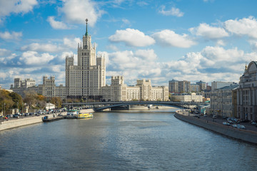 Fototapeta na wymiar Urban cityscape of Moscow.