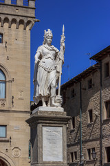 Fototapeta na wymiar Statue of Liberty, San Marino
