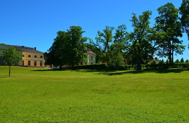 Fototapeta na wymiar Drottningholm Palace and Park Complex in Sweden