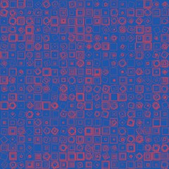 Abstract Symbols Random Distributed Pattern Computational Generative Art background illustration