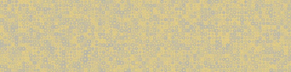 Fototapeta premium Abstract Symbols Random Distributed Pattern Computational Generative Art background illustration