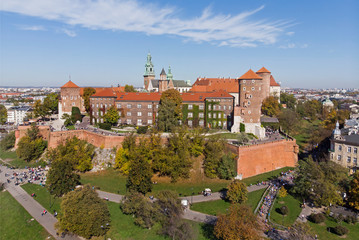  Wawel Royal Castle - Krakow, Poland - obrazy, fototapety, plakaty
